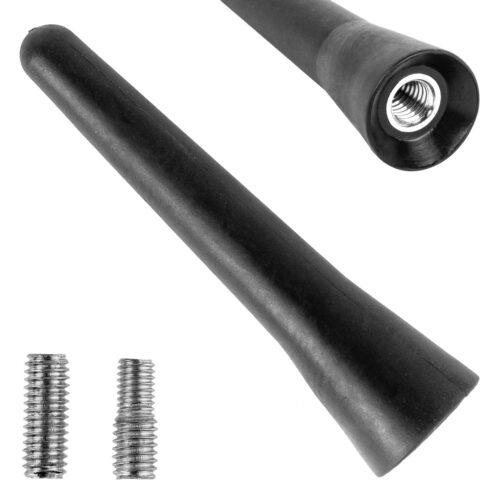 Amio ΚΕΡΑΙΑ ΟΡΟΦΗΣ ANTM13 6.5cm ΜΕ 2 ΑΝΤΑΠΤΟΡΕΣ 5-6mm ΜΑΥΡΗ ΑΜΙΟ – 1 ΤΕΜ.