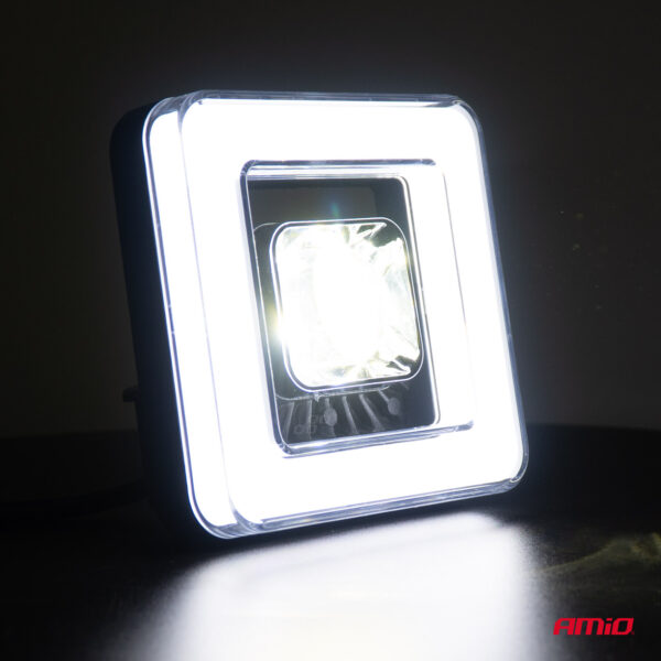 Amio ΠΡΟΒΟΛΕΑΣ ΕΡΓΑΣΙΑΣ ΤΕΤΡΑΓΩΝΟΣ LED 45W 9-36V 8.000lm 6.500K AWL57 AMIO - 1 ΤΕΜ. - Image 3