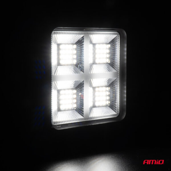 Amio ΠΡΟΒΟΛΕΑΣ ΕΡΓΑΣΙΑΣ ΤΕΤΡΑΓΩΝΟΣ LED 68W 9-36V 8.000lm 6.500K AWL59 AMIO - 1 ΤΕΜ. - Image 2