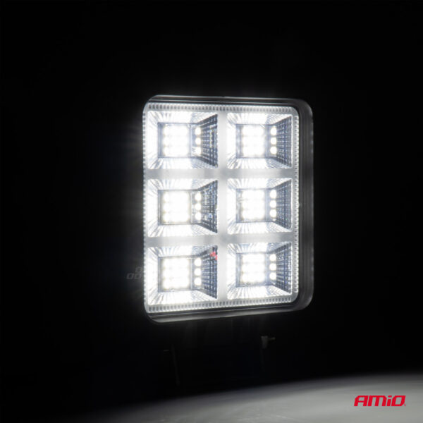 Amio ΠΡΟΒΟΛΕΑΣ ΕΡΓΑΣΙΑΣ ΤΕΤΡΑΓΩΝΟΣ LED 69W 9-36V 7.200lm 6.500K AWL60 AMIO - 1 ΤΕΜ. - Image 3