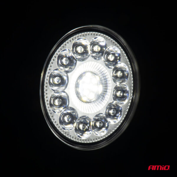 Amio ΠΡΟΒΟΛΕΑΣ ΕΡΓΑΣΙΑΣ ΣΤΡΟΓΓΥΛΟΣ LED 96W 9-36V 9.600lm 6.500K AWL62 AMIO - 1 ΤΕΜ. - Image 2