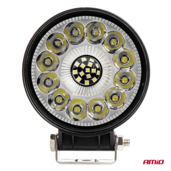 Amio ΠΡΟΒΟΛΕΑΣ ΕΡΓΑΣΙΑΣ ΣΤΡΟΓΓΥΛΟΣ LED 96W 9-36V 9.600lm 6.500K AWL62 AMIO - 1 ΤΕΜ. - Image 3