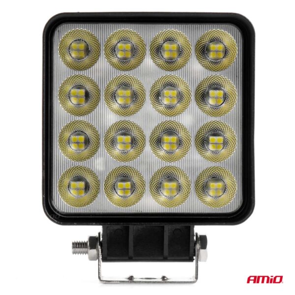 Amio ΠΡΟΒΟΛΕΑΣ ΕΡΓΑΣΙΑΣ ΤΕΤΡΑΓΩΝΟΣ LED 192W 9-36V 12.000lm 6.500K AWL64 AMIO - 1 ΤΕΜ. - Image 3