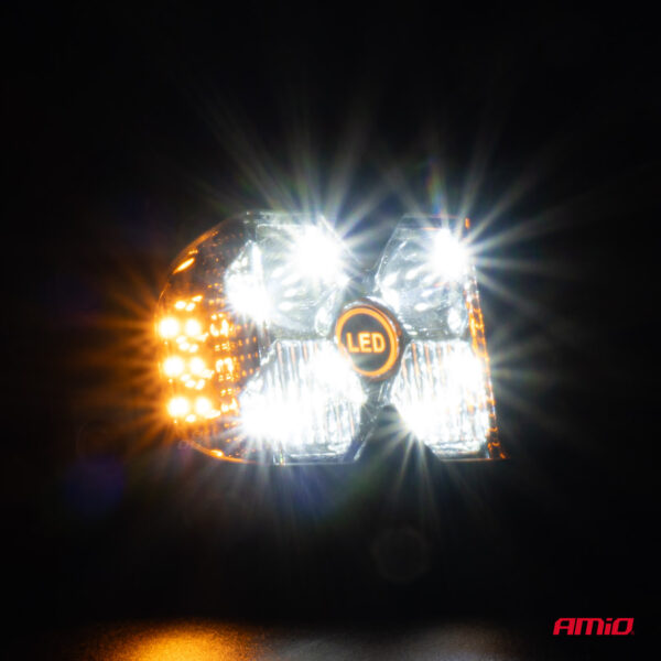 Amio ΠΡΟΒΟΛΕΑΣ ΕΡΓΑΣΙΑΣ ΤΕΤΡΑΓΩΝΟΣ LED 60W 9-36V 6.000lm 6.500K 95x80x90mm AWL67 AMIO - 1 ΤΕΜ. - Image 2