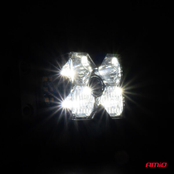 Amio ΠΡΟΒΟΛΕΑΣ ΕΡΓΑΣΙΑΣ ΤΕΤΡΑΓΩΝΟΣ LED 60W 9-36V 6.000lm 6.500K 95x80x90mm AWL67 AMIO - 1 ΤΕΜ. - Image 3