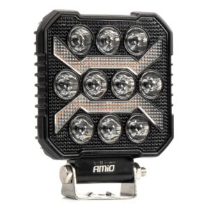 Amio ΠΡΟΒΟΛΕΑΣ ΕΡΓΑΣΙΑΣ ΤΕΤΡΑΓΩΝΟΣ LED 54W 9-36V 10.000lm 6.500K 110x110x38mm AWL68 AMIO - 1 ΤΕΜ.