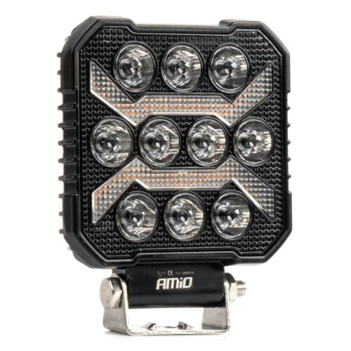 Amio ΠΡΟΒΟΛΕΑΣ ΕΡΓΑΣΙΑΣ ΤΕΤΡΑΓΩΝΟΣ LED 54W 9-36V 10.000lm 6.500K 110x110x38mm AWL68 AMIO – 1 ΤΕΜ.