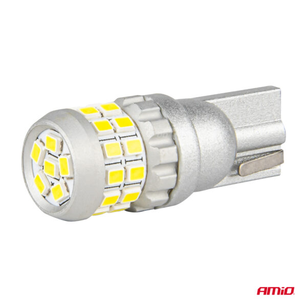 Amio ΛΑΜΠΑΚΙΑ T10 W5W 12V/24V LED CAN-BUS 30xSMD 2016 ΛΕΥΚΟ 5500K ΑΜΙΟ - 2 ΤΕΜ. - Image 4