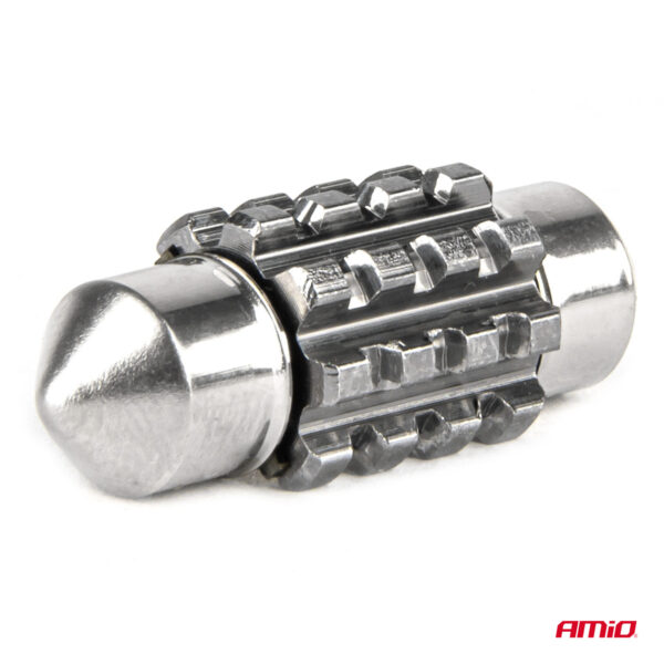 Amio ΛΑΜΠΑΚΙΑ ΠΛΑΦΟΝΙΕΡΑΣ 31mm 12/24V C5W 5500K 12xSMD 2016 CAN-BUS FESTOON (ΛΕΥΚΟ) ΑΜΙΟ - 2 ΤΕΜ. - Image 3