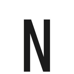 Lampa ΑΥΤΟΚΟΛΛΗΤΟ ΓΡΑΜΜΑ ΠΙΝΑΚΙΔΩΝ 60x30mm "N"