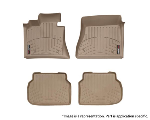 OtoTop MERCEDES W203 C-CLASS 2001-2007 ΠΑΤΑΚΙΑ ΛΑΣΤΙΧΟ WEATHER TECH ΜΠΕΖ 4ΤΕΜ