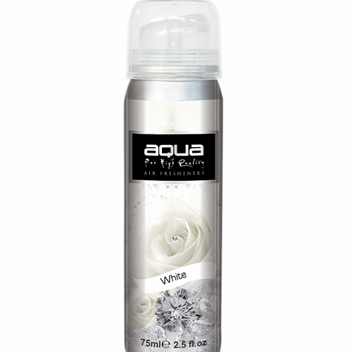 Aqua ΑΡΩΜΑΤΙΚΟ ΑΥΤΟΚΙΝΗΤΟΥ ΣΕ ΣΠΡΕΙ (SPRAY)  ΜΕ ΑΡΩΜΑ WHITE MUSK FLOWERS SERIES 75ml AQUA – 1 TEM.