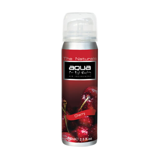Aqua ΑΡΩΜΑΤΙΚΟ ΑΥΤΟΚΙΝΗΤΟΥ ΣΕ ΣΠΡΕΙ (SPRAY) ΜΕ ΑΡΩΜΑ ΚΕΡΑΣΙ (CHERRY) FRUITS SERIES 75ml AQUA – 1 TEM.