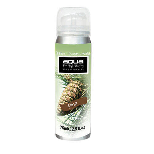 Aqua ΑΡΩΜΑΤΙΚΟ ΑΥΤΟΚΙΝΗΤΟΥ ΣΕ ΣΠΡΕΙ (SPRAY) ΜΕ ΑΡΩΜΑ ΠΕΥΚΟ (PINE) FLOWERS SERIES 75ml AQUA – 1 TEM.