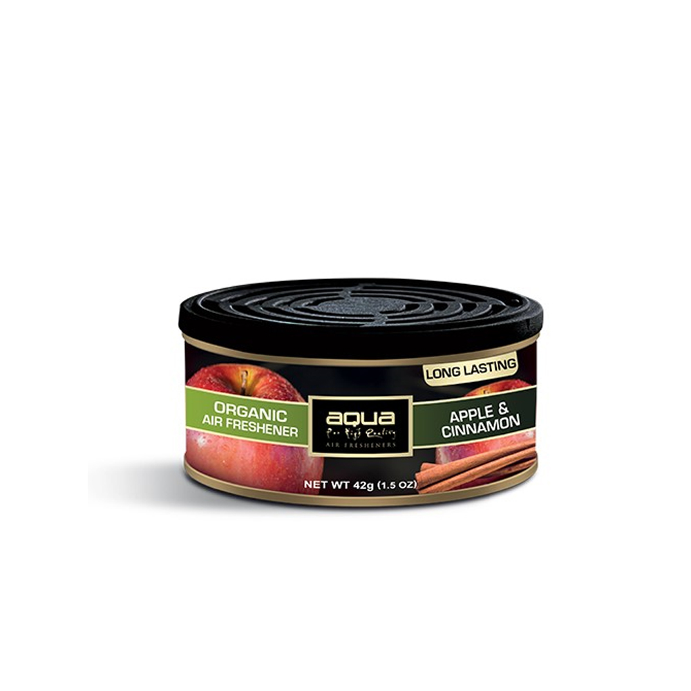 Aqua Aqua - ΑΡΩΜΑΤΙΚΟ ΑΥΤΟΚΙΝΗΤΟΥ ΣΕ ΚΟΝΣΕΡΒΑ ΜΕ ΑΡΩΜΑ ΜΗΛΟ & ΚΑΝΕΛΑ (APPLE & CINNAMON) ORGANIC CAN AQUA - 1 τεμ. (10-314/AQ)