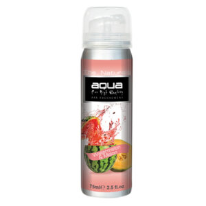 Aqua ΑΡΩΜΑΤΙΚΟ ΑΥΤΟΚΙΝΗΤΟΥ ΣΕ ΣΠΡΕΙ (SPRAY) ΜΕ ΑΡΩΜΑ ΚΑΡΠΟΥΖΙ & ΠΕΠΟΝΙ FRUITS SERIES 75ml AQUA - 1 TEM.