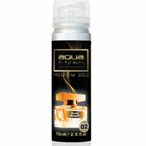 Aqua ΑΡΩΜΑΤΙΚΟ ΑΥΤΟΚΙΝΗΤΟΥ ΣΕ ΣΠΡΕΙ (SPRAY)  ΜΕ ΑΡΩΜΑ GOLD ANGEL PREMIUM GOLD SERIES 75ml AQUA - 1 TEM.
