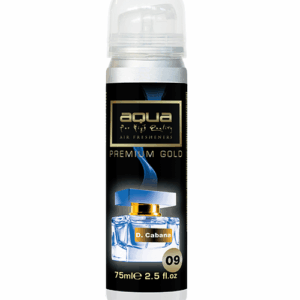 Aqua ΑΡΩΜΑΤΙΚΟ ΑΥΤΟΚΙΝΗΤΟΥ ΣΕ ΣΠΡΕΙ (SPRAY)  ΜΕ ΑΡΩΜΑ D.CABANA PREMIUM GOLD  SERIES 75ml AQUA - 1 TEM.