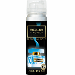 Aqua ΑΡΩΜΑΤΙΚΟ ΑΥΤΟΚΙΝΗΤΟΥ ΣΕ ΣΠΡΕΙ (SPRAY) ΜΕ ΑΡΩΜΑ J.P CADIEER PREMIUM GOLD  SERIES 75ml AQUA - 1 TEM.