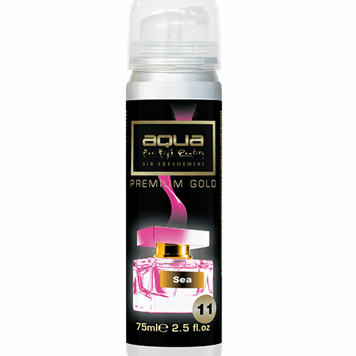 Aqua ΑΡΩΜΑΤΙΚΟ ΑΥΤΟΚΙΝΗΤΟΥ ΣΕ ΣΠΡΕΙ (SPRAY)  ΜΕ ΑΡΩΜΑ SEA PREMIUM GOLD SERIES 75ml AQUA – 1 TEM.