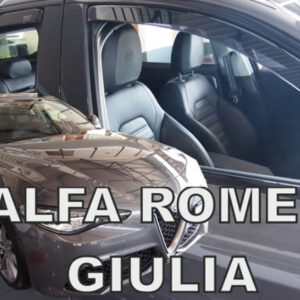 Heko ΑΝΕΜΟΘΡΑΥΣΤΕΣ ΓΙΑ ALFA ROMEO GIULIA 4D 2016+ ΣΕΤ ΑΥΤΟΚΙΝΗΤΟΥ ΑΠΟ ΕΥΚΑΜΠΤΟ ΦΙΜΕ ΠΛΑΣΤΙΚΟ HEKO - 4 ΤΕΜ.