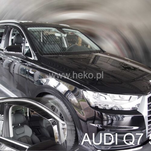 Heko ΑΝΕΜΟΘΡΑΥΣΤΕΣ ΓΙΑ AUDI Q7 5D 2015+  ΣΕΤ ΑΥΤΟΚΙΝΗΤΟΥ ΑΠΟ ΕΥΚΑΜΠΤΟ ΦΙΜΕ ΠΛΑΣΤΙΚΟ HEKO – 4 ΤΕΜ.
