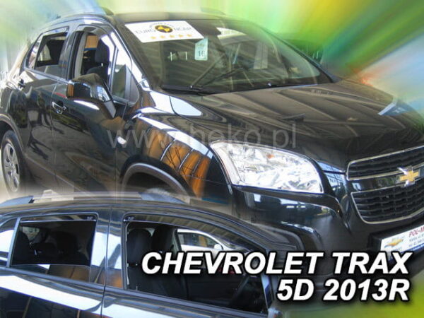 Heko ΑΝΕΜΟΘΡΑΥΣΤΕΣ ΓΙΑ CHEVROLET TRAX 5D 2013-2015 ΣΕΤ ΑΥΤΟΚΙΝΗΤΟΥ ΑΠΟ ΕΥΚΑΜΠΤΟ ΦΙΜΕ ΠΛΑΣΤΙΚΟ HEKO - 4 ΤΕΜ.