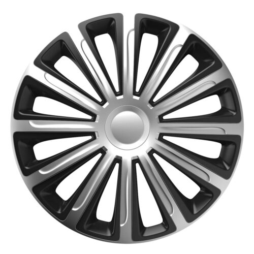 Amio ΤΑΣΙΑ 16″ HUBCAP TREND SILVER BLACK – ΣΕΤ ΣΕ ΚΟΥΤΙ – 4 ΤΕΜ.