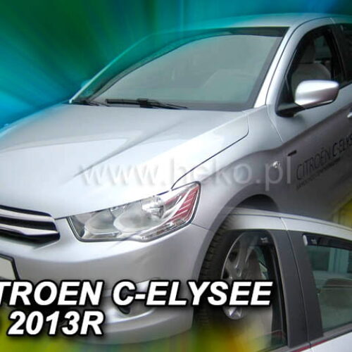 Heko ΑΝΕΜΟΘΡΑΥΣΤΕΣ ΓΙΑ CITROEN C-ELYSEE 4D 2013+ ΣΕΤ ΑΥΤΟΚΙΝΗΤΟΥ ΑΠΟ ΕΥΚΑΜΠΤΟ ΦΙΜΕ ΠΛΑΣΤΙΚΟ HEKO – 4 ΤΕΜ.