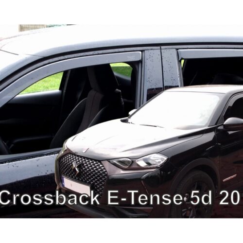 Heko ΑΝΕΜΟΘΡΑΥΣΤΕΣ ΓΙΑ DS3 CROSSBACK E-TENSE 5D 2018+  ΣΕΤ ΑΥΤΟΚΙΝΗΤΟΥ ΑΠΟ ΕΥΚΑΜΠΤΟ ΦΙΜΕ ΠΛΑΣΤΙΚΟ HEKO – 4 ΤΕΜ.