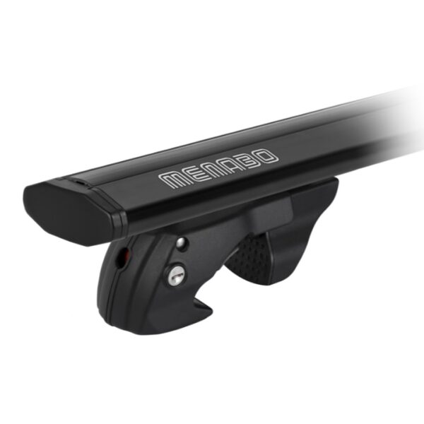 MENABO ΜΠΑΡΕΣ ΟΡΟΦΗΣ ΑΛΟΥΜΙΝΙΟΥ JACKSON BLACK 120 cm ΣΕ ΜΑΥΡΟ ΧΡΩΜΑ ΓΙΑ ΟΡΟΦΗ ΜΕ RAISED RAILS MENABO - 2 ΤΕΜ. - Image 2