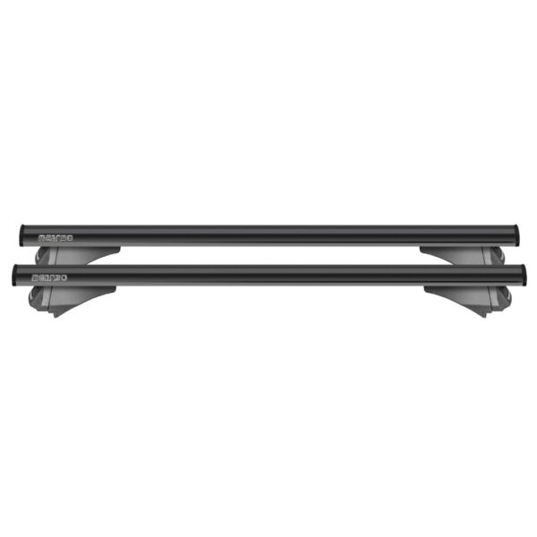 MENABO ΜΠΑΡΕΣ ΟΡΟΦΗΣ ΑΛΟΥΜΙΝΙΟΥ LEOPARD BLACK 120 cm ΣΕ ΜΑΥΡΟ ΧΡΩΜΑ ΓΙΑ ΟΡΟΦΗ ΜΕ FLUSH ΚΑΙ RAISED RAILS MENABO - 2 ΤΕΜ.