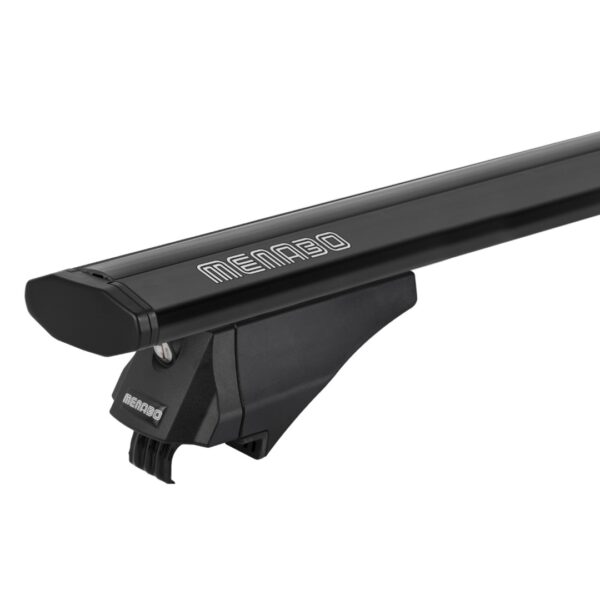 MENABO ΜΠΑΡΕΣ ΟΡΟΦΗΣ ΑΛΟΥΜΙΝΙΟΥ LEOPARD BLACK 120 cm ΣΕ ΜΑΥΡΟ ΧΡΩΜΑ ΓΙΑ ΟΡΟΦΗ ΜΕ FLUSH ΚΑΙ RAISED RAILS MENABO - 2 ΤΕΜ. - Image 2