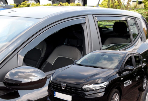 Heko ΑΝΕΜΟΘΡΑΥΣΤΕΣ ΓΙΑ DACIA SANDERO /STEPWAY 5D 2020+ -ΣΕΤ ΑΥΤΟΚΙΝΗΤΟΥ ΑΠΟ ΕΥΚΑΜΠΤΟ ΦΙΜΕ ΠΛΑΣΤΙΚΟ HEKO - 4 ΤΕΜ.