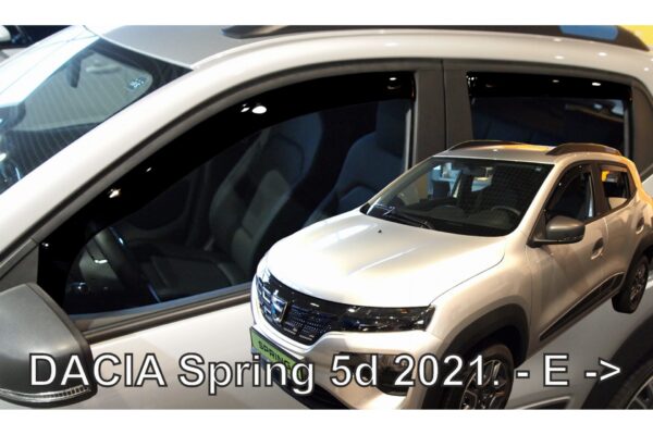 Heko ΑΝΕΜΟΘΡΑΥΣΤΕΣ ΓΙΑ DACIA SPRING ELECTRIC 5D 2021+  ΣΕΤ ΑΥΤΟΚΙΝΗΤΟΥ ΑΠΟ ΕΥΚΑΜΠΤΟ ΦΙΜΕ ΠΛΑΣΤΙΚΟ HEKO - 4 ΤΕΜ.
