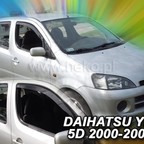 Heko ΑΝΕΜΟΘΡΑΥΣΤΕΣ ΓΙΑ DAIHATSU YRV 5D 2000-2005R ΣΕΤ ΑΥΤΟΚΙΝΗΤΟΥ ΑΠΟ ΕΥΚΑΜΠΤΟ ΦΙΜΕ ΠΛΑΣΤΙΚΟ HEKO – 4 ΤΕΜ.
