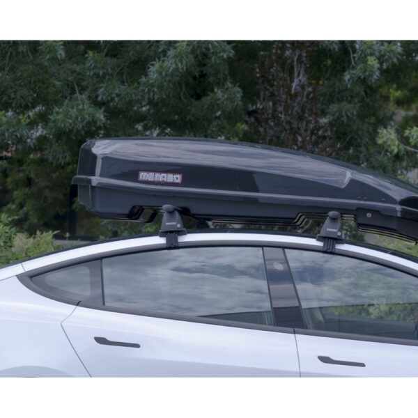 MENABO ΜΠΑΡΕΣ ΟΡΟΦΗΣ ΑΛΟΥΜΙΝΙΟΥ ΜΕ ΑΚΡΑ OE TESLA MODEL Y ΜΕ ΚΛΕΙΔΑΡΙΑ 137cm MENABO - 2ΤΕΜ. - Image 4