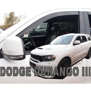 Heko ΑΝΕΜΟΘΡΑΥΣΤΕΣ ΓΙΑ DODGE DURANGO 5D 2011-2021 ΖΕΥΓΑΡΙ ΑΠΟ ΕΥΚΑΜΠΤΟ ΦΙΜΕ ΠΛΑΣΤΙΚΟ HEKO - 2 ΤΕΜ.