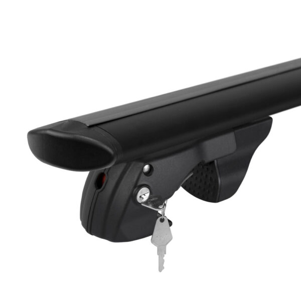 MENABO ΜΠΑΡΕΣ ΟΡΟΦΗΣ ΑΛΟΥΜΙΝΙΟΥ FENDER XL 134 cm ΣΕ ΜΑΥΡΟ ΧΡΩΜΑ ΓΙΑ ΟΡΟΦΗ ΜΕ STANDARD / RAISED RAILS MENABO - 2 ΤΕΜ. - Image 3