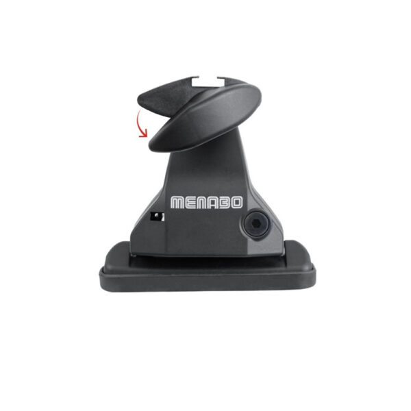 MENABO ΜΠΑΡΕΣ ΟΡΟΦΗΣ ΑΛΟΥΜΙΝΙΟΥ OMEGA PLUS MEDIUM 112 cm ΜΕ ΚΑΠΑΚΙΑ ΣΕ ΑΣΗΜΙ ΧΡΩΜΑ ΓΙΑ ΑΠΛΗ ΟΡΟΦΗ MENABO - 2 ΤΕΜ. - Image 3