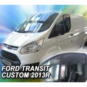 Heko ΑΝΕΜΟΘΡΑΥΣΤΕΣ ΓΙΑ FORD TRANSIT CUSTOM 2D/4D 2012+ ΖΕΥΓΑΡΙ  VAN ΑΠΟ ΕΥΚΑΜΠΤΟ ΦΙΜΕ ΠΛΑΣΤΙΚΟ HEKO - 2 ΤΕΜ.