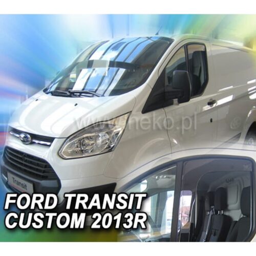 Heko ΑΝΕΜΟΘΡΑΥΣΤΕΣ ΓΙΑ FORD TRANSIT CUSTOM 2D/4D 2012+ ΖΕΥΓΑΡΙ  VAN ΑΠΟ ΕΥΚΑΜΠΤΟ ΦΙΜΕ ΠΛΑΣΤΙΚΟ HEKO – 2 ΤΕΜ.