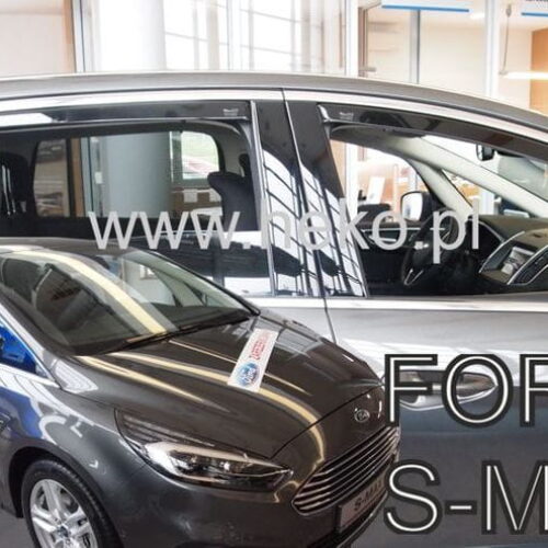 Heko ΑΝΕΜΟΘΡΑΥΣΤΕΣ ΓΙΑ FORD S-MAX 2016+ ΣΕΤ ΑΥΤΟΚΙΝΗΤΟΥ ΑΠΟ ΕΥΚΑΜΠΤΟ ΦΙΜΕ ΠΛΑΣΤΙΚΟ HEKO – 4 ΤΕΜ.
