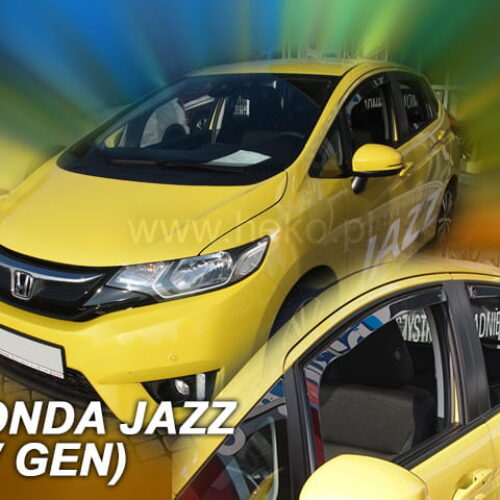 Heko ΑΝΕΜΟΘΡΑΥΣΤΕΣ ΓΙΑ HONDA JAZZ IV 5D 2013+ ΣΕΤ ΑΥΤΟΚΙΝΗΤΟΥ ΑΠΟ ΕΥΚΑΜΠΤΟ ΦΙΜΕ ΠΛΑΣΤΙΚΟ HEKO – 4 ΤΕΜ.