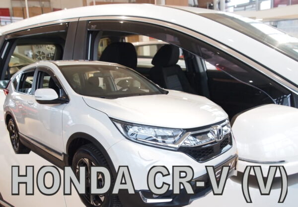 Heko ΑΝΕΜΟΘΡΑΥΣΤΕΣ ΓΙΑ HONDA CR-V 5D 2018+  ΣΕΤ ΑΥΤΟΚΙΝΗΤΟΥ ΑΠΟ ΕΥΚΑΜΠΤΟ ΦΙΜΕ ΠΛΑΣΤΙΚΟ HEKO - 4 ΤΕΜ.