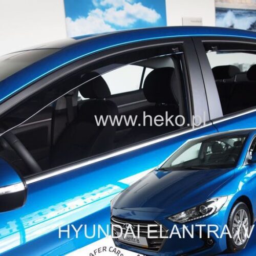 Heko ΑΝΕΜΟΘΡΑΥΣΤΕΣ ΓΙΑ HYUNDAI ELANTRA 4D 2016+ ΣΕΤ ΑΥΤΟΚΙΝΗΤΟΥ ΑΠΟ ΕΥΚΑΜΠΤΟ ΦΙΜΕ ΠΛΑΣΤΙΚΟ HEKO – 4 ΤΕΜ.