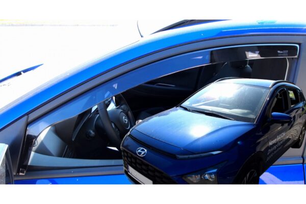 Heko ΑΝΕΜΟΘΡΑΥΣΤΕΣ ΓΙΑ HYUNDAI BAYON 5D 2021+  ΣΕΤ ΑΥΤΟΚΙΝΗΤΟΥ ΑΠΟ ΕΥΚΑΜΠΤΟ ΦΙΜΕ ΠΛΑΣΤΙΚΟ HEKO - 4 ΤΕΜ.