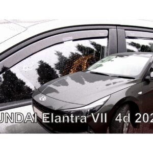 Heko ΑΝΕΜΟΘΡΑΥΣΤΕΣ ΓΙΑ HYUNDAI ELANTRA 4D 2020+ ΣΕΤ ΑΥΤΟΚΙΝΗΤΟΥ ΑΠΟ ΕΥΚΑΜΠΤΟ ΦΙΜΕ ΠΛΑΣΤΙΚΟ HEKO - 4 ΤΕΜ.