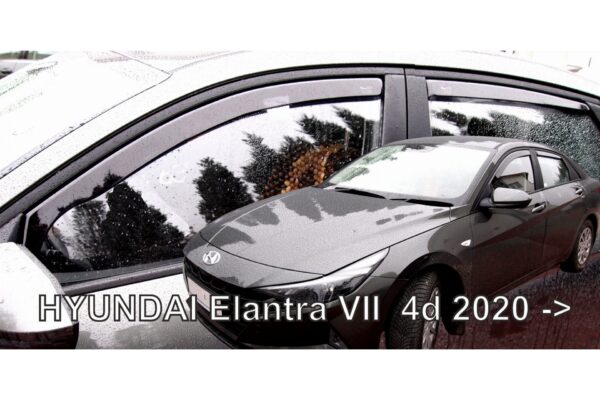 Heko ΑΝΕΜΟΘΡΑΥΣΤΕΣ ΓΙΑ HYUNDAI ELANTRA 4D 2020+ ΣΕΤ ΑΥΤΟΚΙΝΗΤΟΥ ΑΠΟ ΕΥΚΑΜΠΤΟ ΦΙΜΕ ΠΛΑΣΤΙΚΟ HEKO - 4 ΤΕΜ.