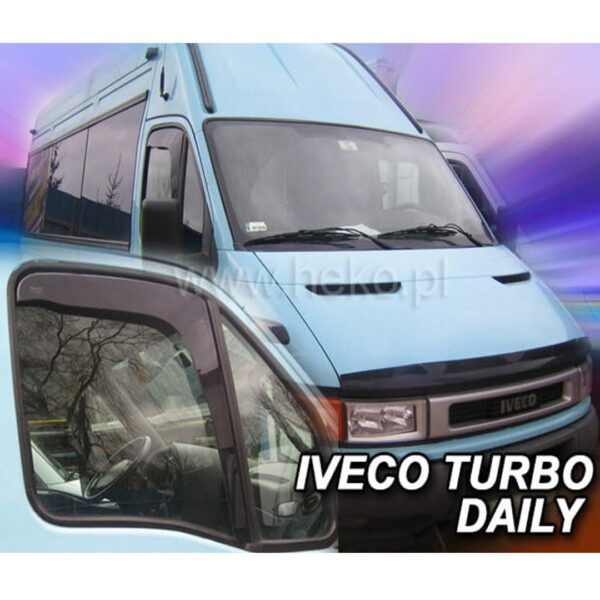 Heko ΑΝΕΜΟΘΡΑΥΣΤΕΣ ΓΙΑ IVECO TURBO DAILY IV / V 35C / 35S / 50C / 60C / 65C 2000+ ΖΕΥΓΑΡΙ ΑΠΟ ΕΥΚΑΜΠΤΟ ΦΙΜΕ ΠΛΑΣΤΙΚΟ HEKO - 2 ΤΕΜ.